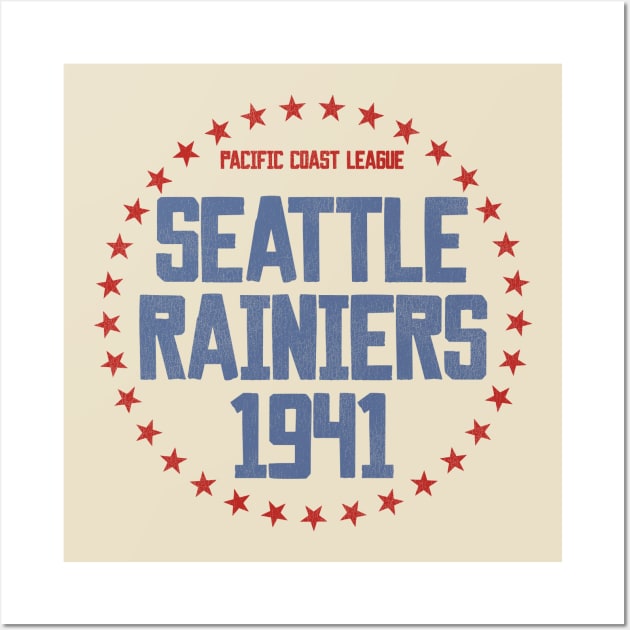 Defunct Seattle Rainiers Baseball 1941 Wall Art by Defunctland